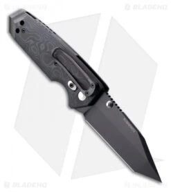 Hogue Knives EX02 Knife Tanto Black/Gray G-Mascus (3.375" Black Plain) 34269 -Knives Shop BHQ 12442 02