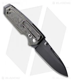 Hogue Knives EX02 Knife Spear Point Green G-Mascus (3.75" Black) 34258 -Knives Shop BHQ 12445 02