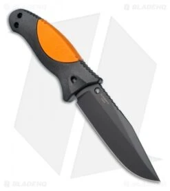 Hogue Knives EX-F02 Clip Point Fixed Blade Hunter Orange (4.5" Black) 35254 -Knives Shop BHQ 31685 02