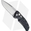 Hogue Knives EX-A01 Drop Point Automatic Knife Black Aluminum (3.5" Stonewash)