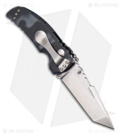Hogue Knives EX01 Knife Black G10 Handle Tanto Blade (3.5" Tumble Plain) -Knives Shop BHQ 5781 02