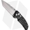 Hogue Knives EX01 Knife Black Aluminum Tanto Blade (4" Tumble Plain)