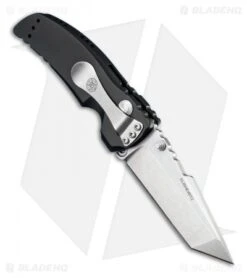 Hogue Knives EX01 Knife Black Aluminum Tanto Blade (4" Tumble Plain) -Knives Shop BHQ 6310 02