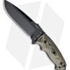 Hogue Knives EX-F01 Tactical Fixed Blade Knife Green G10 (5.5" Black) 35178