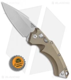 Hogue Knives EX-A05 Spear Point Automatic Knife FDE (3.5" Stonewash) 34534 9 Hogue Knives EX-A05 Spear Point Automatic Knife FDE (3.5" Stonewash) 34534 -Knives Shop Hogue Auto FDE spear point tumble BHQ 80671 er bottlecap