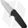 Hogue Knives EX-02 Spear Point Flipper Knife Black G-10 (3.375" Stonewash) 34236