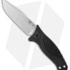 Hogue EX-F02 Clip Point Fixed Blade Black Polymer/Rubber (4.5" Stonewash) 35270 1 Hogue EX-F02 Clip Point Fixed Blade Black Polymer/Rubber (4.5" Stonewash) 35270 -Knives Shop Hogue EX F02 CP Black Polymer Rubber SW BHQ 54455 jr