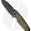 Hogue Knives EX02 Knife Spear Point Green G-Mascus (3.375" Black Plain) 34278 -Knives Shop Hogue EX02 SP Green G Mascus Black BHQ 12439 jr