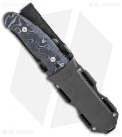 Hogue EX-F02 Clip Point Fixed Blade Black/Gray G10 (4.5" Stonewash) 35279 8 Hogue EX-F02 Clip Point Fixed Blade Black/Gray G10 (4.5" Stonewash) 35279 -Knives Shop Hogue Ex F02 4.5 Fixed Clip Point BHQ 82346 LS Side