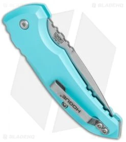 Hogue Knives A01 Microswitch Automatic Knife Aqua Blue (2.6" Stonewash) 24113 8 Hogue Knives A01 Microswitch Automatic Knife Aqua Blue (2.6" Stonewash) 24113 -Knives Shop Hogue Knives A01 Microswitch Auto Aqua Blue SW 24113 BHQ 78508 jr side