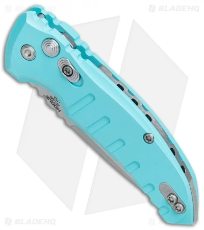 Hogue Knives A01 Microswitch Automatic Knife Aqua Blue (2.6" Stonewash) 24113 4 Hogue Knives A01 Microswitch Automatic Knife Aqua Blue (2.6" Stonewash) 24113 - Image 2