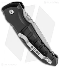 Hogue Knives A01 Microswitch Automatic Knife Black (2.6" Stonewash) 24110 -Knives Shop Hogue Knives A01 Microswitch Auto Black SW 24110 BHQ 78158 jr side