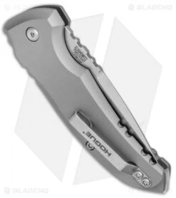 Hogue Knives A01 Microswitch Automatic Knife Gray (2.6" Stonewash) 24112 -Knives Shop Hogue Knives A01 Microswitch Auto Gray SW 2412 BHQ 78509 jr side