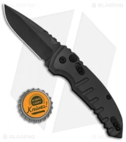 Hogue Knives A01 Microswitch Automatic Knife Black (2.6" Black) 24116 -Knives Shop Hogue Knives A01 Microswitch Black Black 24116 BHQ 94205 jr bottlecap 1