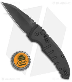 Hogue Knives A01 Microswitch Wharncliffe Automatic Knife Black (2.6" Black) -Knives Shop Hogue Knives A01 Microswitch Wharncliffe Auto Black Black BHQ 78914 jr bottlecap