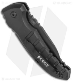 Hogue Knives A01 Microswitch Wharncliffe Automatic Knife Black (2.6" Black) -Knives Shop Hogue Knives A01 Microswitch Wharncliffe Auto Black Black BHQ 78914 jr side