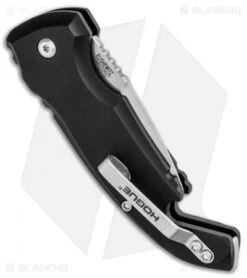 Hogue Knives CA Legal A01 Microswitch Automatic Knife Black (1.8" Stonewash) -Knives Shop Hogue Knives CA Legal A01 Microswitch Auto Black SW 24120 BHQ 79829 jr side