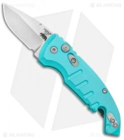 Hogue Knives CA Legal A01 Microswitch Automatic Knife Teal (1.8" Stonewash)