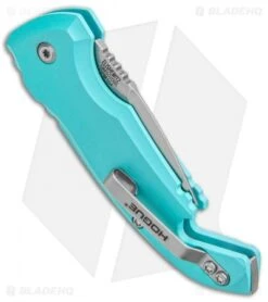 Hogue Knives CA Legal A01 Microswitch Automatic Knife Teal (1.8" Stonewash) -Knives Shop Hogue Knives CA Legal A01 Microswitch Auto Teal SW 24123 BHQ 79828 jr side