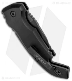 Hogue Knives CA Legal A01 Microswitch Wharncliffe Automatic Knife (1.8" Black) -Knives Shop Hogue Knives CA Legal A01 Microswitch Wharncliffe Auto Black Bottle Opener Black 24146 BHQ 92701 jr side