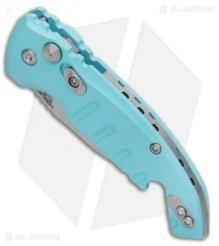 Hogue Knives CA Legal A01 Microswitch Wharncliffe Automatic Knife Aqua (1.8" SW) -Knives Shop Hogue Knives CA Legal A01 Microswitch Wharncliffe Automatic Knife Aqua SW BHQ 81359 kp spine