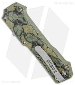 Hogue Knives Compound OTF Automatic Knife Clip Point Green (3.5" SW) 34038 -Knives Shop Hogue Knives Compound OTF Auto CP Green SW BHQ 93918 jr side
