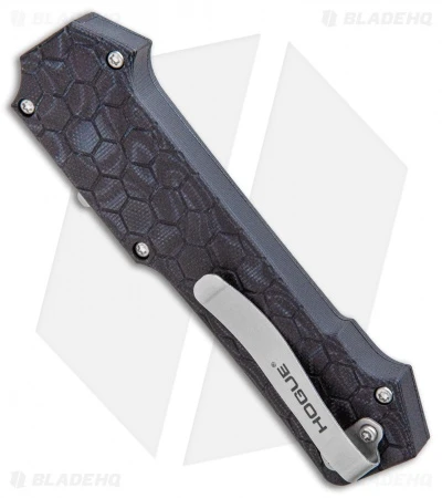 Hogue Knives Compound OTF Clip Point Automatic Knife Black (3.5" SW) 34039 5 Hogue Knives Compound OTF Clip Point Automatic Knife Black (3.5" SW) 34039 - Image 3