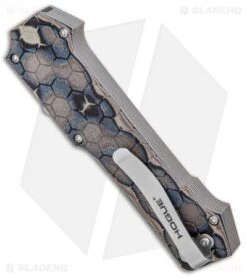 Hogue Knives Compound OTF Clip Point Automatic Knife Earth Brown (3.5" SW) 34037 -Knives Shop Hogue Knives Compound OTF CP Auto Earth Brown SW 34037 BHQ 93916 jr side