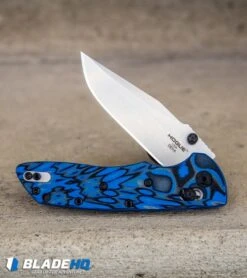 Hogue Knives Deka Clip Point Pocket Knife Blue Lava G-Mascus (3.25" SW 20CV) -Knives Shop Hogue Knives Deka Folding Drop Point Knife Blue Lava G Mascus SW 24273 BHQ 102920 kp concrete web