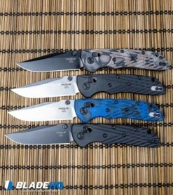 Hogue Knives Deka Clip Point Pocket Knife FDE G-Mascus (3.25" Black 20CV) -Knives Shop Hogue Knives Deka Folding Drop Point Knife Blue Lava G Mascus Tumble BHQ 102920 kp wood mat web