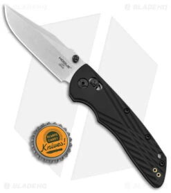 Hogue Knives Deka MagnaCut Clip Point Knife Black Polymer (3.25" Stonewash) -Knives Shop Hogue Knives Deka MagnaCut CP Black Polymer SW BHQ 140230 jr bottlecap
