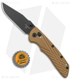Hogue Knives Deka MagnaCut Clip Point Knife FDE Tan Polymer (3.25" Cerakote) -Knives Shop Hogue Knives Deka MagnaCut CP FDE Tan Polymer Black BHQ 140229 jr bottlecap
