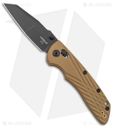 Hogue Knives Deka MagnaCut Wharncliffe Knife FDE Tan Polymer (3.25" Cerakote) 3 Hogue Knives Deka MagnaCut Wharncliffe Knife FDE Tan Polymer (3.25" Cerakote)