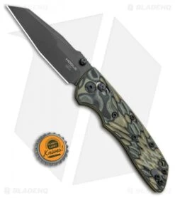 Hogue Knives Deka Wharncliffe Pocket Knife Green G-Mascus (3.25" Black 20CV) -Knives Shop Hogue Knives Deka Modified Wharncliffe Knife Green G Mascus Black BHQ 102928 kp bottle cap
