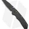 Hogue Knives Deka Wharncliffe Knife Black Carbon Fiber (3.25" Black DLC 20CV) -Knives Shop Hogue Knives Deka Wharncliffe CF Black BHQ 176982 jr
