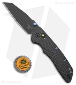 Hogue Knives Deka Wharncliffe Knife Black Carbon Fiber (3.25" Black DLC 20CV) -Knives Shop Hogue Knives Deka Wharncliffe CF Black BHQ 176982 jr bottlecap