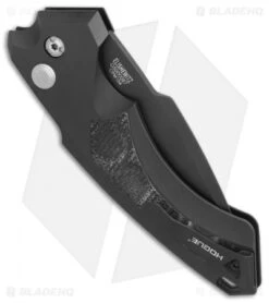 Hogue Knives EX-A05 Spear Point Automatic Knife Black G-Mascus (4" Black) -Knives Shop Hogue Knives EX A05 Spear Point Auto Black G Mascus black BHQ 83168 er side 1