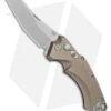 Hogue Knives EX-A05 Wharncliffe Automatic Knife FDE (3.5" Stonewash) 34524 -Knives Shop Hogue Knives EX A05 Wharncliffe Auto FDE SW 34524 BHQ 100449 jr