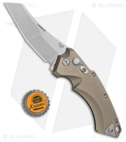 Hogue Knives EX-A05 Wharncliffe Automatic Knife FDE (3.5" Stonewash) 34524 -Knives Shop Hogue Knives EX A05 Wharncliffe Auto FDE SW 34524 BHQ 100449 jr bottlecap