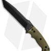 Hogue Knives EX-F01 Large Tanto Fixed Blade OD Green G-10 (7" Black) 35108