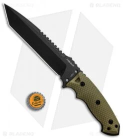 Hogue Knives EX-F01 Large Tanto Fixed Blade OD Green G-10 (7" Black) 35108 -Knives Shop Hogue Knives EX F01 Tactical Tanto Blade OD Green G 10 Black 35108 BHQ 87285 jr bottlecap