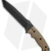 Hogue Knives EX-F01 Large Tanto Fixed Blade FDE G-10 (7" Black) 35108 -Knives Shop Hogue Knives EX F01 Tactical Tanto FDE G 10 Black 35107 BHQ 87408 jr 2