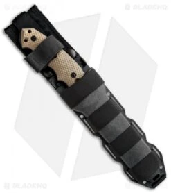 Hogue Knives EX-F01 Large Tanto Fixed Blade FDE G-10 (7" Black) 35108 -Knives Shop Hogue Knives EX F01 Tactical Tanto FDE G 10 Black 35107 BHQ 87408 jr sheath 2