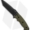 Hogue Knives EX-F01 Tactical Tanto Fixed Blade OD Green G-10 (5.5" Black) 35128
