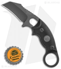 Hogue Knives EX-F03 Hawkbill Karambit Knife Tactical Black (2.25" Grey) 37322 -Knives Shop Hogue Knives EX F03 Hawkbill Karambit Knife Tactical 2.25 Grey 37322 BHQ 118615 LS Bottlecap