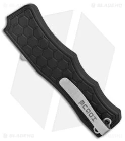 Hogue Knives Exploit OTF Automatic Knife Clip Point Black (3.5" Stonewash) 34050 -Knives Shop Hogue Knives Exploit OTF Auto CP Black SW BHQ 93909 jr side