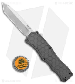 Hogue Knives Exploit OTF Automatic Knife Tanto Gray (3.5" Stonewash) 34042 -Knives Shop Hogue Knives Exploit OTF Auto Tanto Gray SW BHQ 93906 jr bottlecap