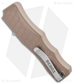 Hogue Knives Exploit OTF Automatic Knife Clip Point FDE (3.5" Tumbled) 34053 -Knives Shop Hogue Knives Exploit OTF Automatic Knife Clip Point FDE Tumbled 34053 BHQ 109450 kp side jr