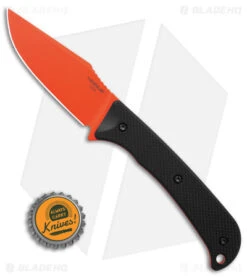 Hogue Knives Extrak Fixed Blade Knife Black G-10 (3.3" Hunter Orange) 35864 -Knives Shop Hogue Knives Extrak FBK Black G10 3in Hunter Orange BHQ 179405 td size