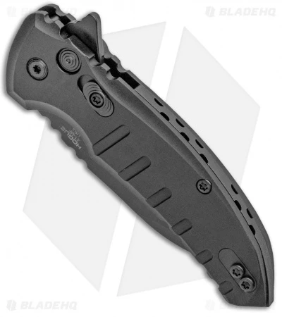 Hogue X1 Microflip Wharncliffe Flipper Knife Matte Black (2.6" Black) 24166 4 Hogue X1 Microflip Wharncliffe Flipper Knife Matte Black (2.6" Black) 24166 - Image 2